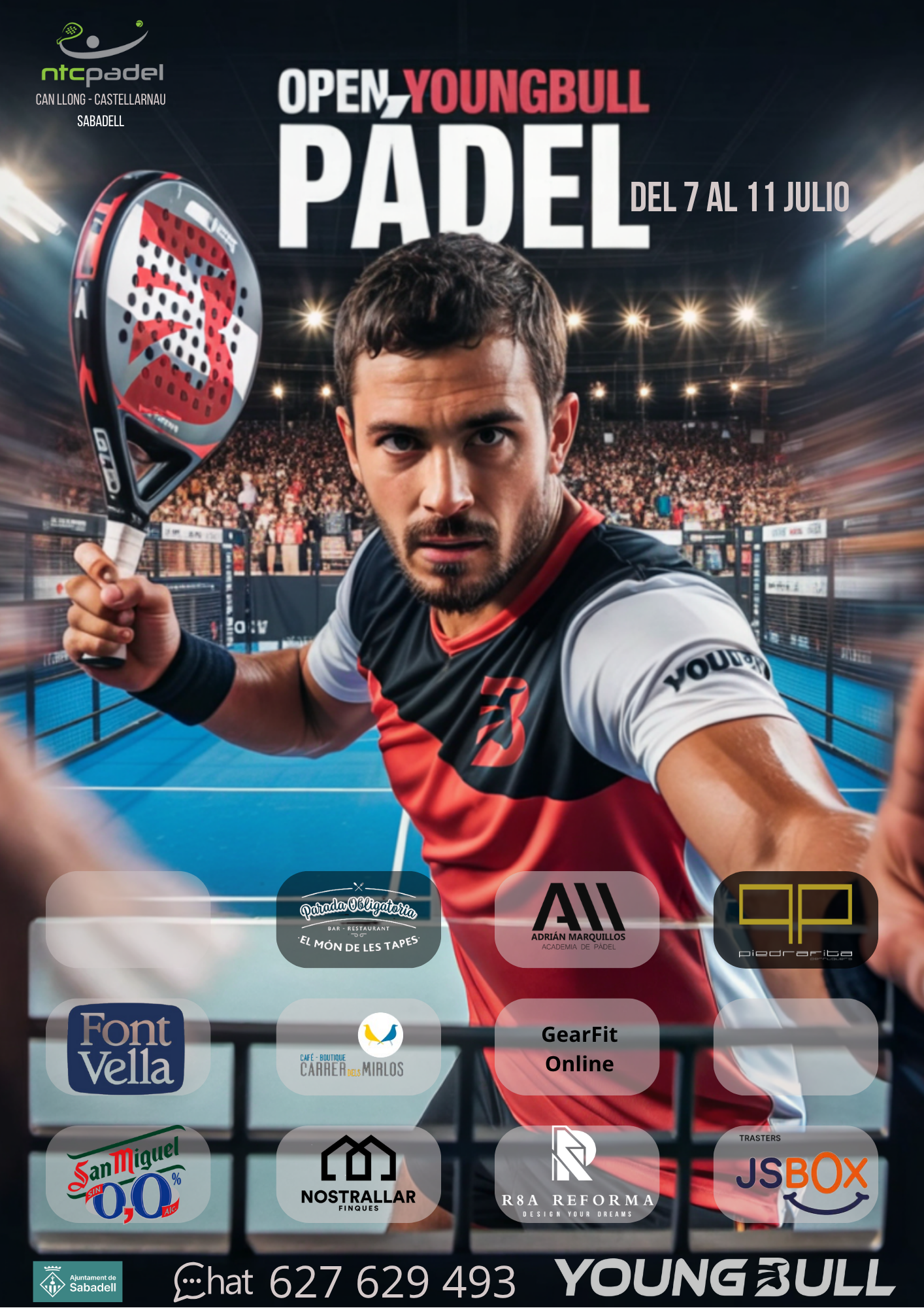 🎾 Orden de juego | 3ª edición del Youngbull Padel Open